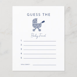 ネイビーダマスク赤ちゃんシャワー推測ベビー食品Invita