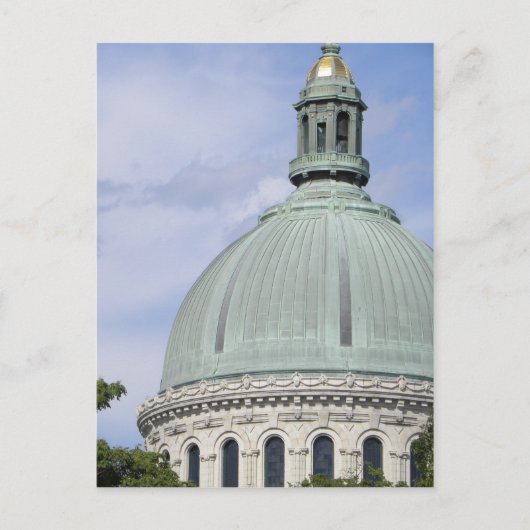 ネイビーチャペルドームポストカード ポストカード (正面)