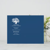 ネイビーツリーオブライフバー（ユダヤ教の）バル・ミツバープログラム (スタンド正面)