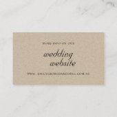 ネイビーテラコッタブラウンボホフローラ結婚ズWEBサイト 名刺 (裏面)