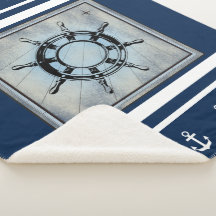 ネイビーテー航海のメドシェルパシェルパブランケット