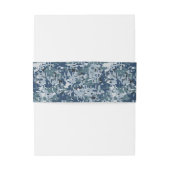 ネイビーデジタル迷彩柄カモフラージュデコール 招待状ベリーバンド (裏面例)