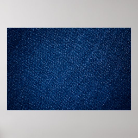 ネイビーデニムジーンズの質感 ポスター (正面)