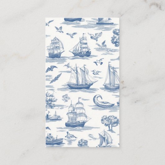 ネイビートイ航海のル赤ちゃんシャワーベビー本 エンクロージャーカード (裏面)