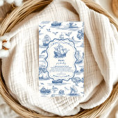 ネイビートイ航海のル赤ちゃんシャワーベビー本 エンクロージャーカード