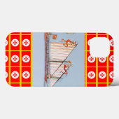 ネイビートスカニーメディチ Case-Mate iPhoneケース (裏面 (横))