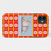 ネイビートスカニーメディチ Case-Mate iPhoneケース (裏面(横))