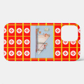 ネイビートスカニーメディチ Case-Mate iPhoneケース (裏面 (横))