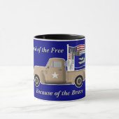 ネイビーナツクラッカーとリトル軍隊トラック マグカップ (中央)