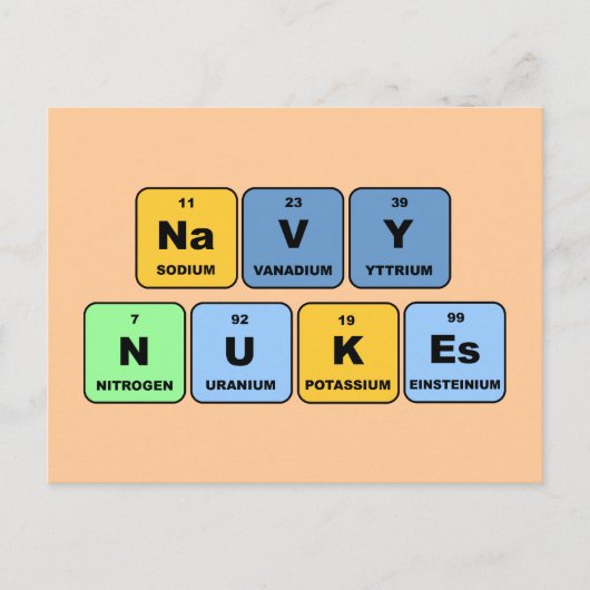 ネイビーニュース ポストカード (正面)