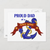 ネイビーヌークパパ ポストカード (正面/裏面)