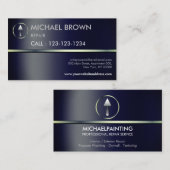 ネイビーハンドリマン建築メタルリペアマン 名刺 (正面/裏面)