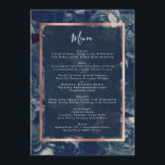 ネイビーバラ金ゴールド結婚ブーケのメニュー メニュー<br><div class="desc">これはラックカードまたはウェディングレセプションメニューである。アンティーク海軍バラの素晴らしいボヘミアンのテーマ結婚の。ヴィンテージスタイル花模様。ネイビーバラ&花模様。ボスタイリッシュホ結婚の。ボホフォーマルのエレガント花模様のメ結婚ニューののデザイン。アンティークネイビーバラはメニューを生み出す。ネイビーローズブーケのスイートを補完す結婚る、またはの機能の別の部分であるメ結婚ニュー。</div>