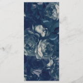 ネイビーバラ金ゴールド結婚ブーケのメニュー メニュー (裏面)