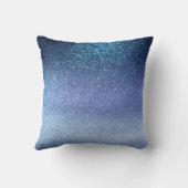 ネイビーパステルブルートリプルグリッターグラデーシグラデーションョン クッション (裏面)