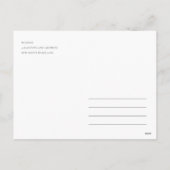 ネイビーパステルレッドグリーンスターチャーストマオーナメント シーズンポストカード (裏面)