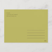 ネイビーパステルレッドグリーンスターチャーストマストッキング シーズンポストカード (裏面)