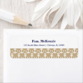 ネイビーパターン ラベル (インサイチュ)