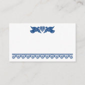 ネイビーパペルピカドローヴバード座席表 プレイスカード (裏面)