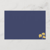 ネイビーパームトロピカルボホボタニカルサンキュー エンクロージャーカード (裏面)