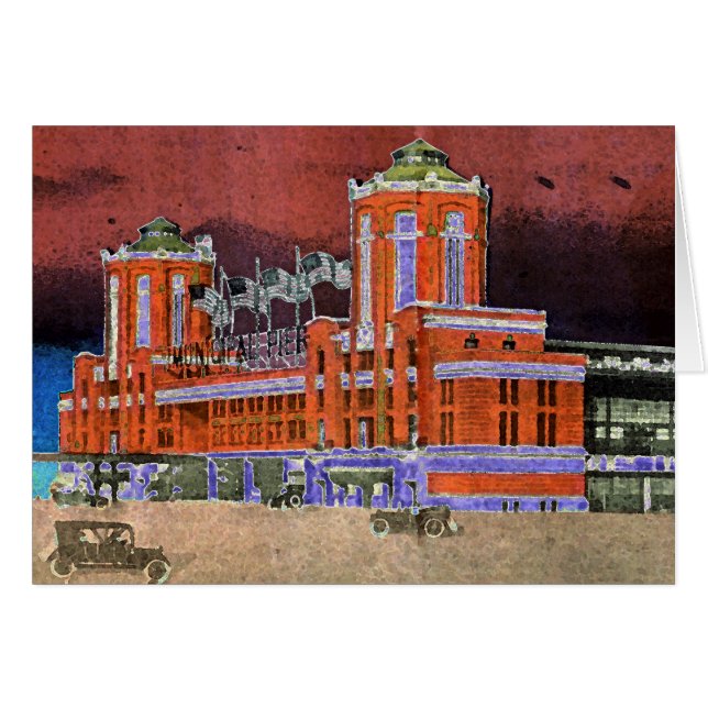 ネイビーピアシカゴ1920の水の色アートウィンディーシティ (正面横)