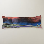 ネイビーピアシカゴ1920の水の色アートウィンディーシティ ボディピロー (裏面)