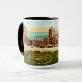 ネイビーピアシカゴ1920の水の色アートウィンディーシティ マグカップ (正面左)