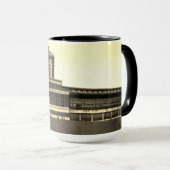 ネイビーピアシカゴ1920の水の色アートウィンディーシティ マグカップ (正面右)