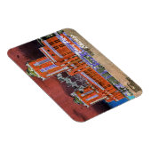 ネイビーピアシカゴ1920の水の色アートウィンディーシティ マグネット (右側)