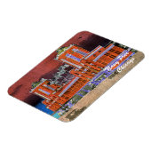 ネイビーピアシカゴ1920の水の色アートウィンディーシティ マグネット (左側)