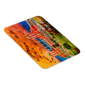 ネイビーピアシカゴ1920の水の色アートウィンディーシティ マグネット (右側)