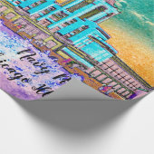 ネイビーピアシカゴ1920の水の色イースターカラー ラッピングペーパー (角)