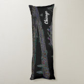 ネイビーピアシカゴ1920のNEON Art Windy City ボディピロー (裏面 (縦))