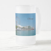 ネイビーピアフロステッドマグ フロストグラスビールジョッキ (正面右)