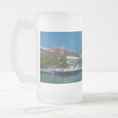 ネイビーピアフロステッドマグ フロストグラスビールジョッキ (左)