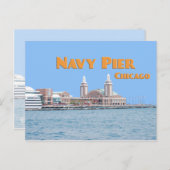 ネイビーピア - シカゴ イリノイ州 ポストカード (正面/裏面)