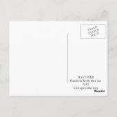 ネイビーピア シカゴ コレクション ランダム アート ポストカード (裏面)