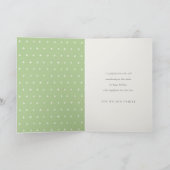 ネイビーピンクサークルクリスマスフォトポインセチアフローラ シーズンカード (内部)