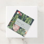 ネイビーピンクフローラ砂漠のサボテンの葉ありがとう フェイバータグ (インサイチュ)