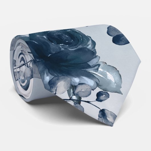 ネイビーピーニーズダスティブルーグリーンリー結婚グレイ ネクタイ (ロール)