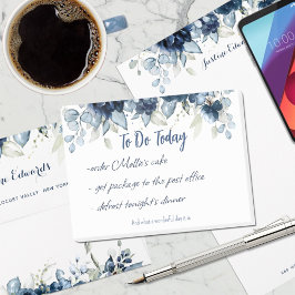 ネイビーピーニーダスティブルーユーカリ緑 ポストイット