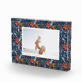 ネイビーフェスティバルかわいらしホリデークリスマスフォトブロック フォトブロック (右)