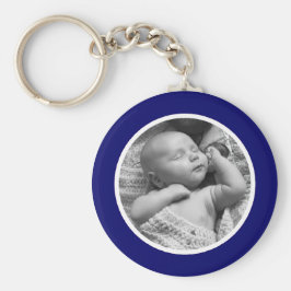 ネイビーフォトキーチェーン キーホルダー