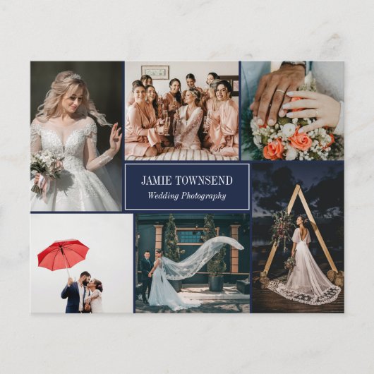 ネイビーフォトコラージュプロフェッショナル写真家 チラシ (正面)