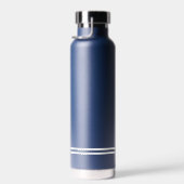 ネイビーフットボール名前をカスタムするとナンバーズ ウォーターボトル (右面)