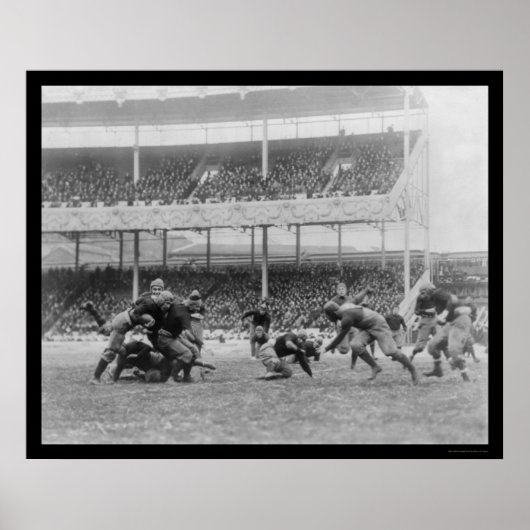 ネイビーフットボールat the Polo Grounds, NY 1916 ポスター (正面)