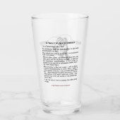 ネイビーフライヤーのクレードビールグラス タンブラーグラス (裏面)