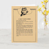 ネイビーフライヤークリードカード カード (黄色い花)