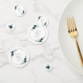 ネイビーフラワーブルーフラワーボホブライダルシャワー コンフェッティ (グループ)