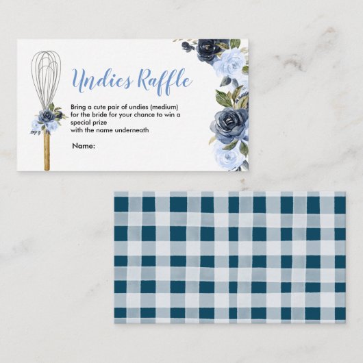 ネイビーフローラがウインディーズラッフル遠くにに早口で登場 エンクロージャーカード (正面/裏面)